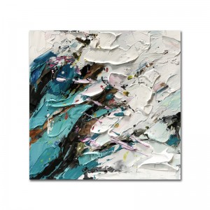 100% ζωγραφισμένο στο χέρι Μεγάλο καμβά ξενοδοχείο εστιατόριο διακοσμητικό τοίχο τέχνης αφηρημένη ζωγραφική καμβά για το τοίχο σαλόνι